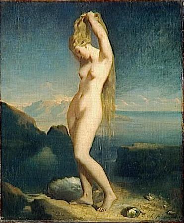 Theodore Chasseriau Venus of the sea oil painting picture